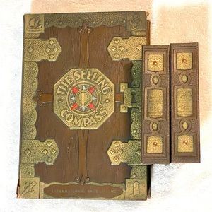 The Selling Compass Odd Antique Masonic Sales Kit/Book. How To-Better Salesman.